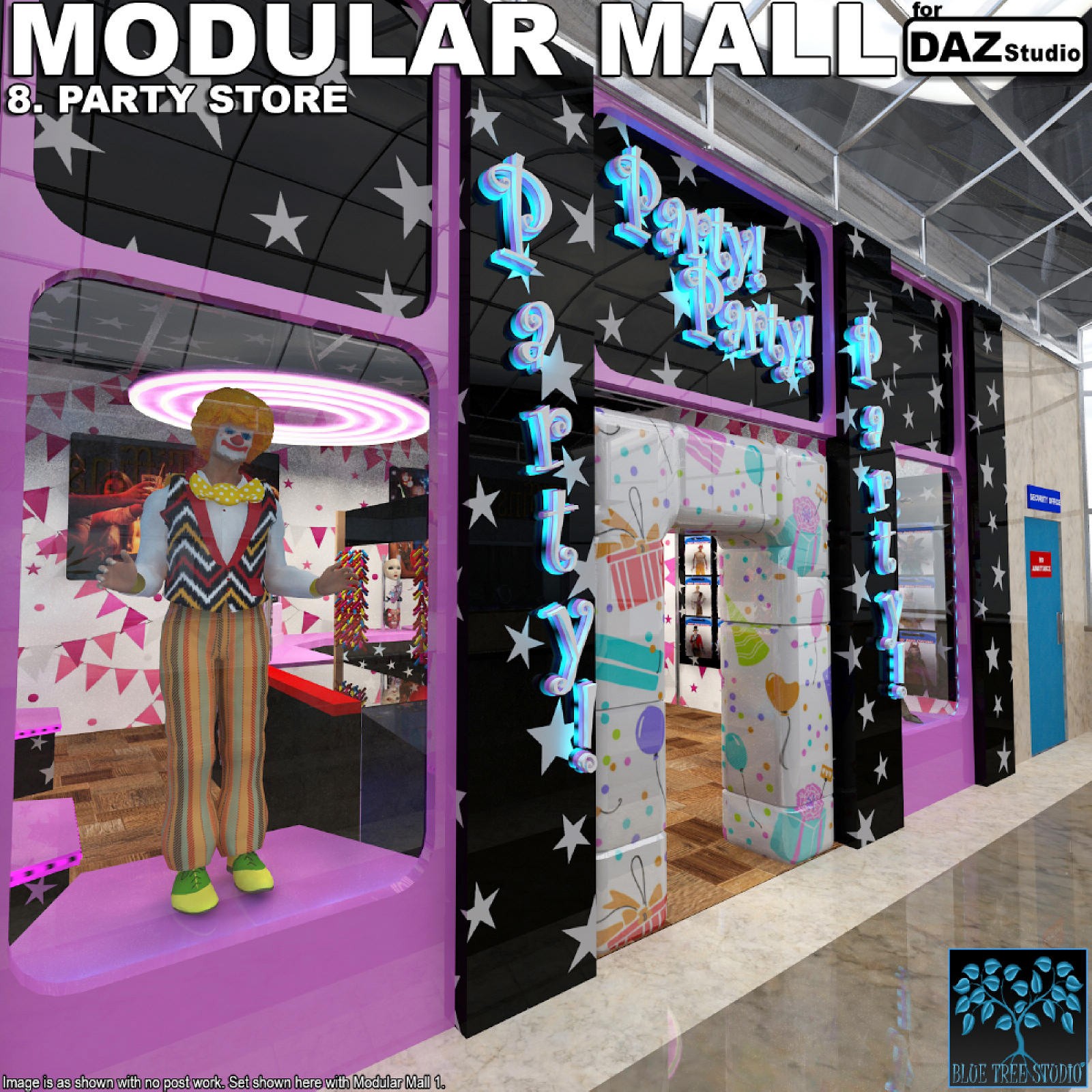 Modular Mall08: Party Shop for Daz by N/A