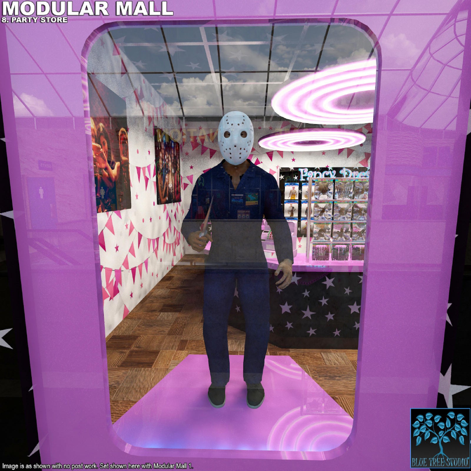 Modular Mall08: Party Shop for Daz by N/A