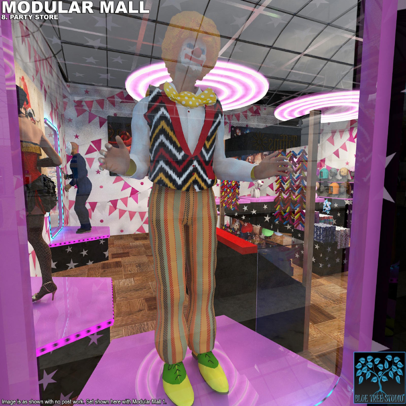 Modular Mall08: Party Shop for Daz by N/A