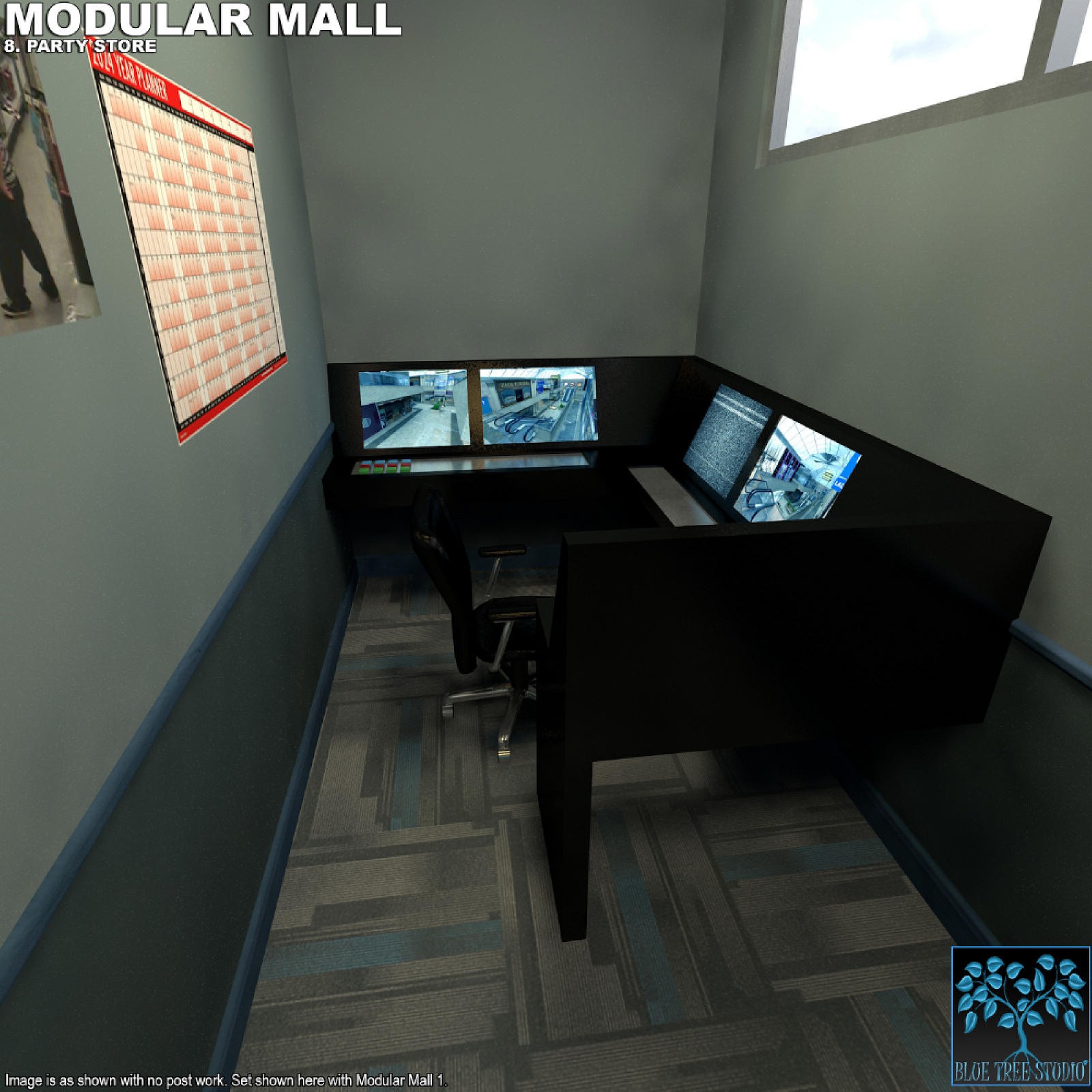 Modular Mall08: Party Shop for Daz by N/A