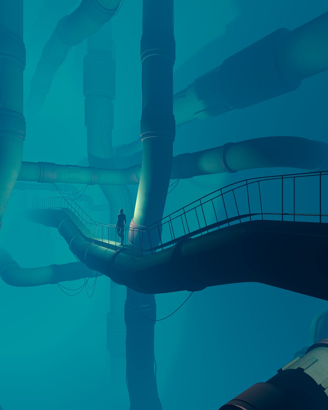 Giant pipes for Poser by N/A