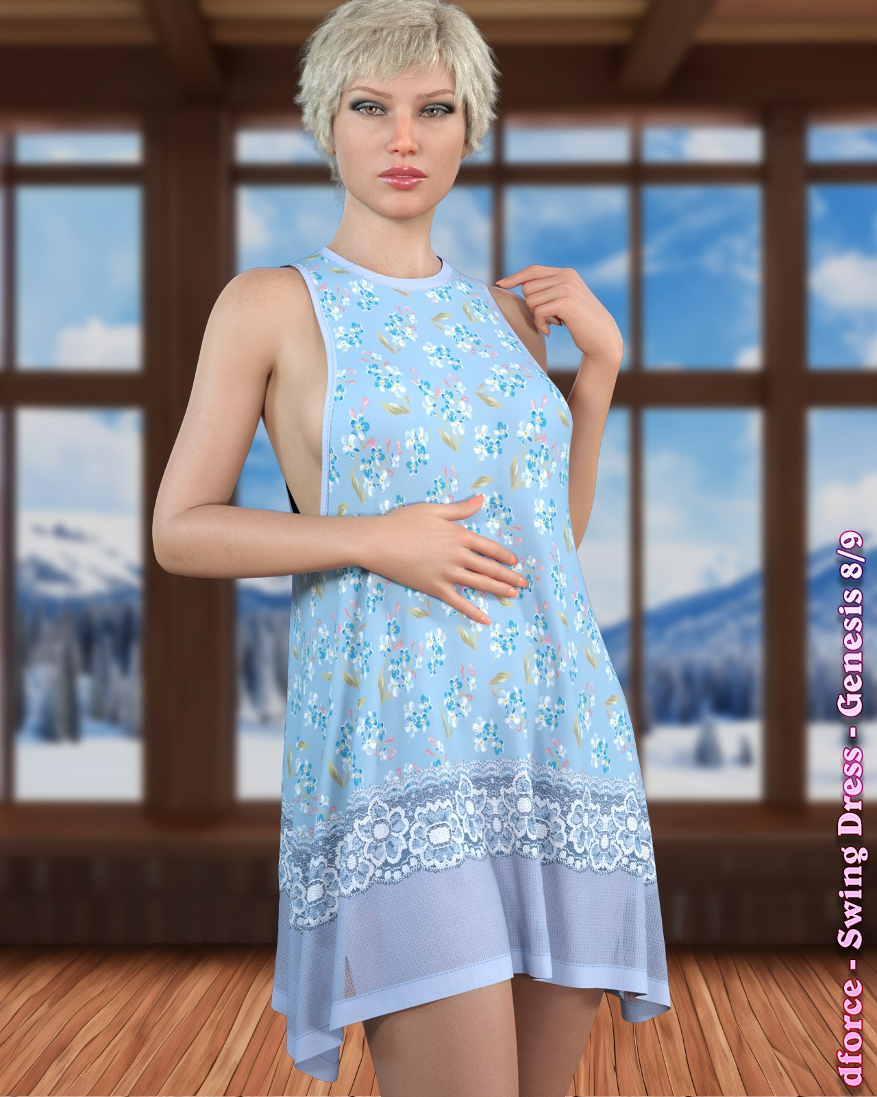 dforce - Swing Dress - Genesis 8/9 by N/A