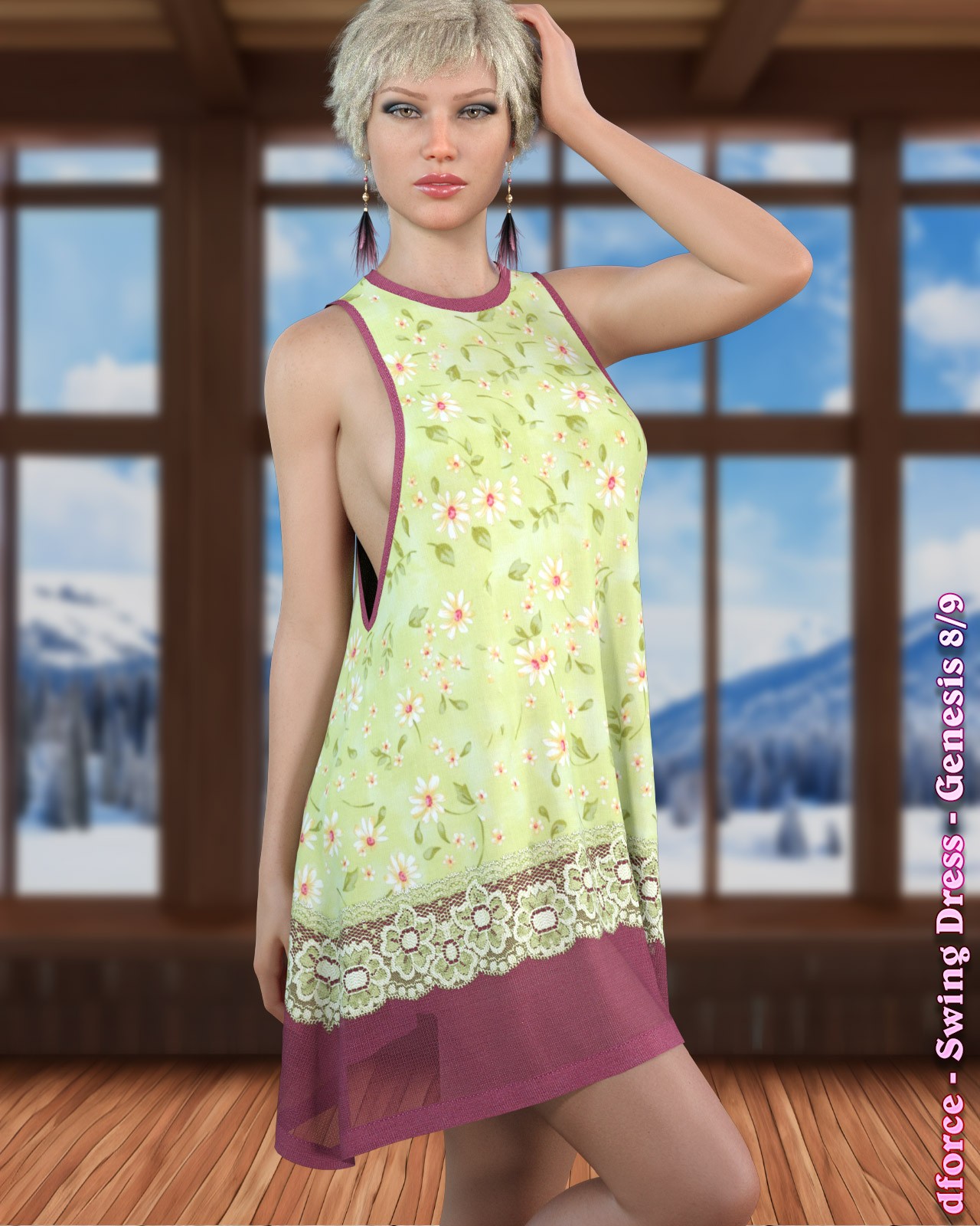 dforce - Swing Dress - Genesis 8/9 by N/A