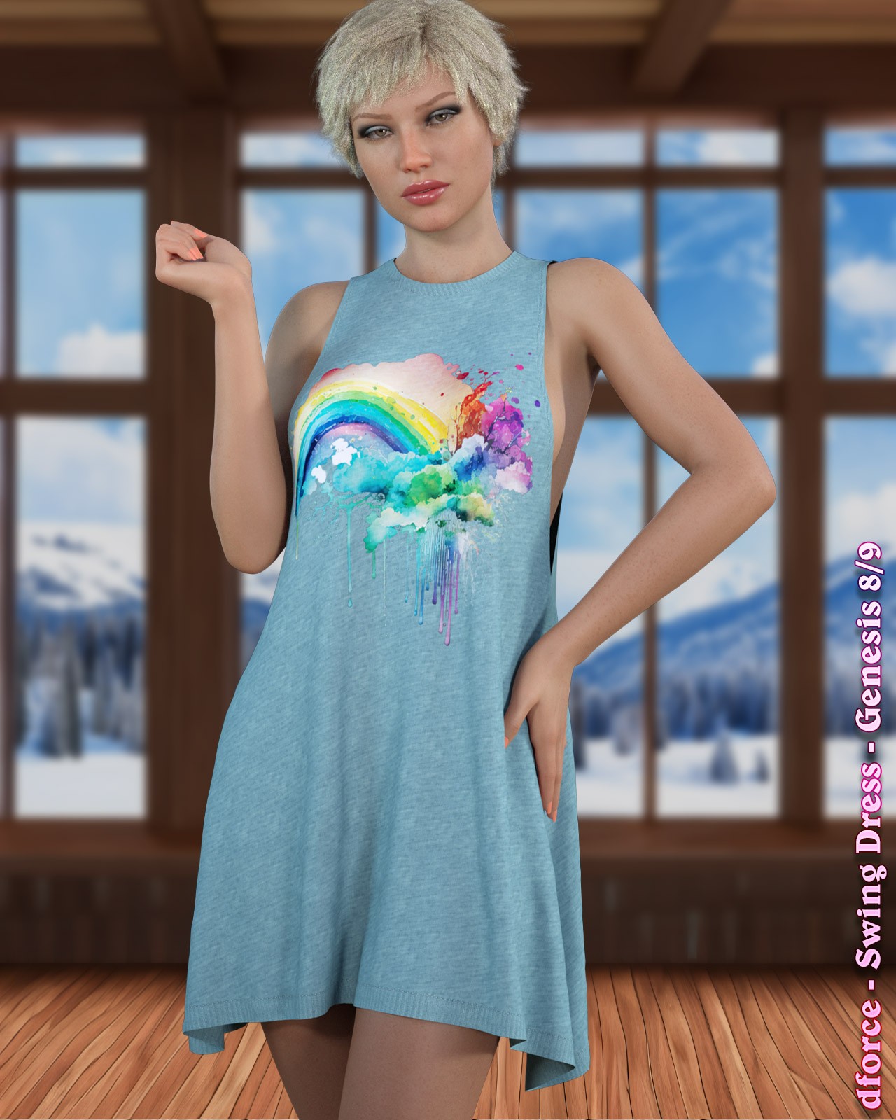 dforce - Swing Dress - Genesis 8/9 by N/A