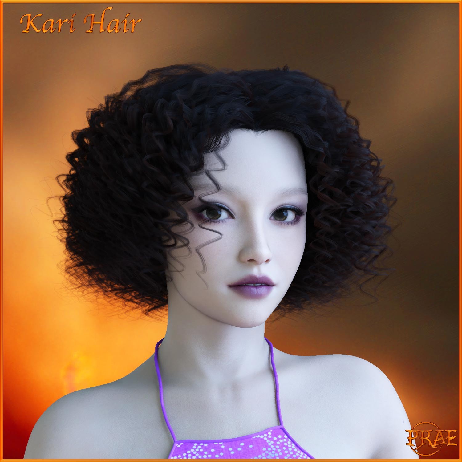 Prae-Kari Hair For G8/G9 Daz by N/A