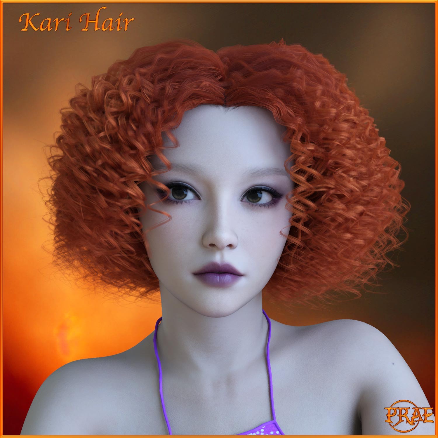 Prae-Kari Hair For G8/G9 Daz by N/A