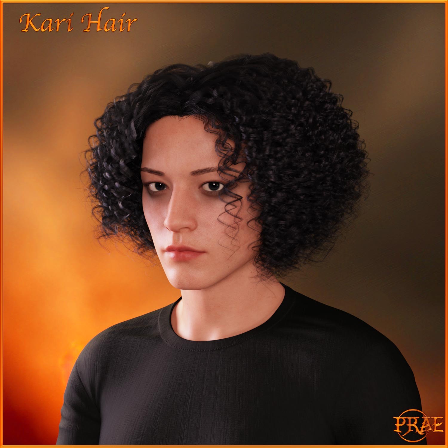 Prae-Kari Hair For G8/G9 Daz by N/A