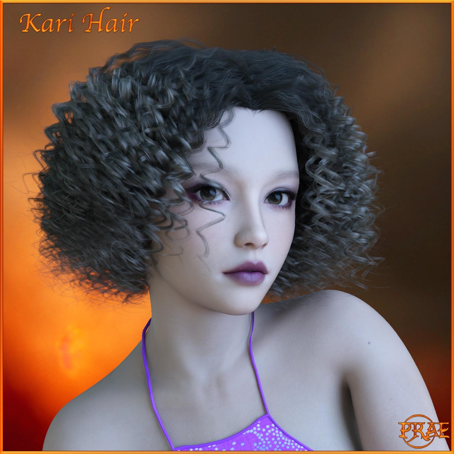 Prae-Kari Hair For G8/G9 Daz by N/A
