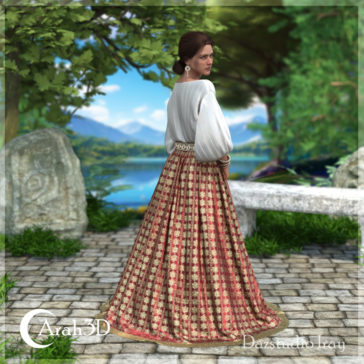 Arah3D Deirdre d-force outfit for G9 by N/A