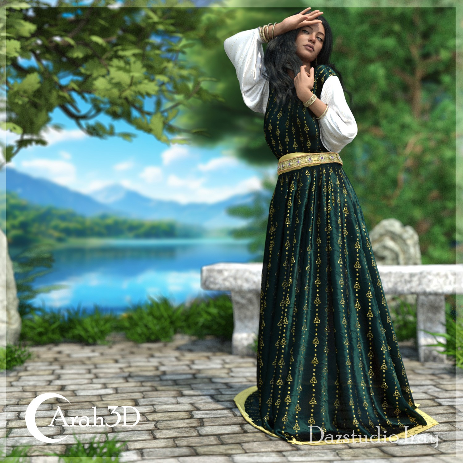 Arah3D Deirdre d-force outfit for G9 by N/A