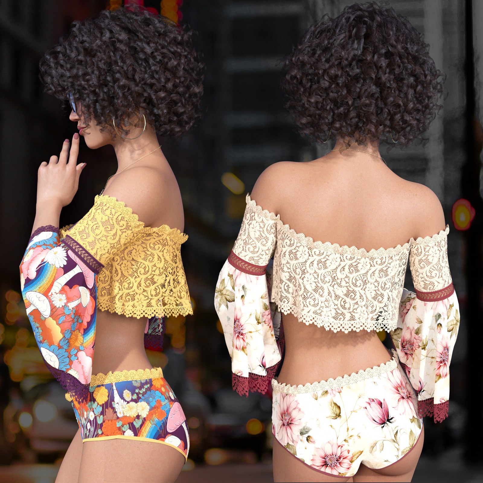 Sublime Fashion Lula Short Set by N/A