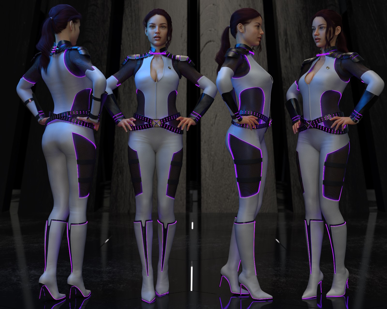 LumiNeX Superhero Set for G8F by N/A
