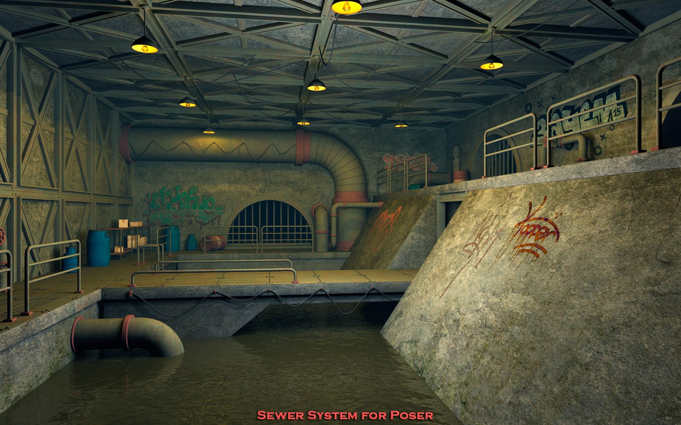 Sewer System for Poser by N/A