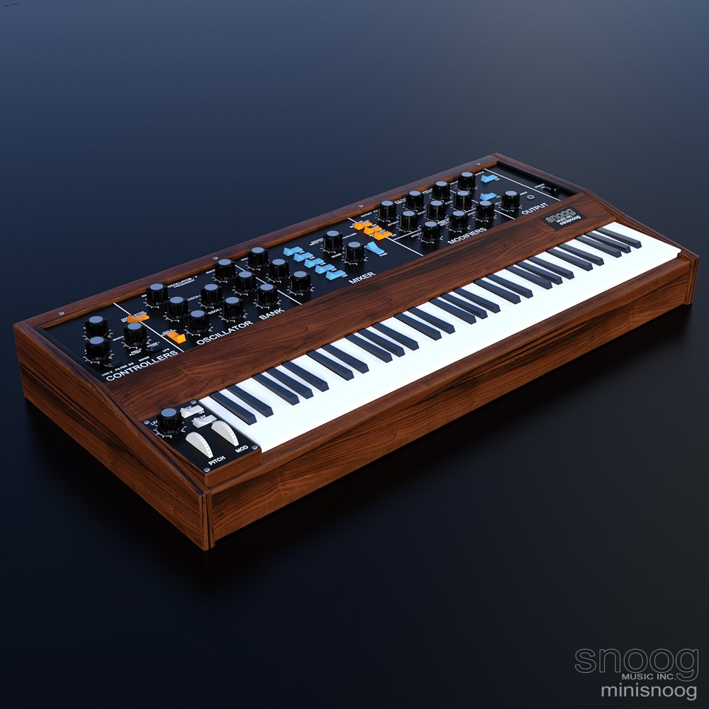 SNOOG minisnoog synthesizer for Daz Studio by N/A