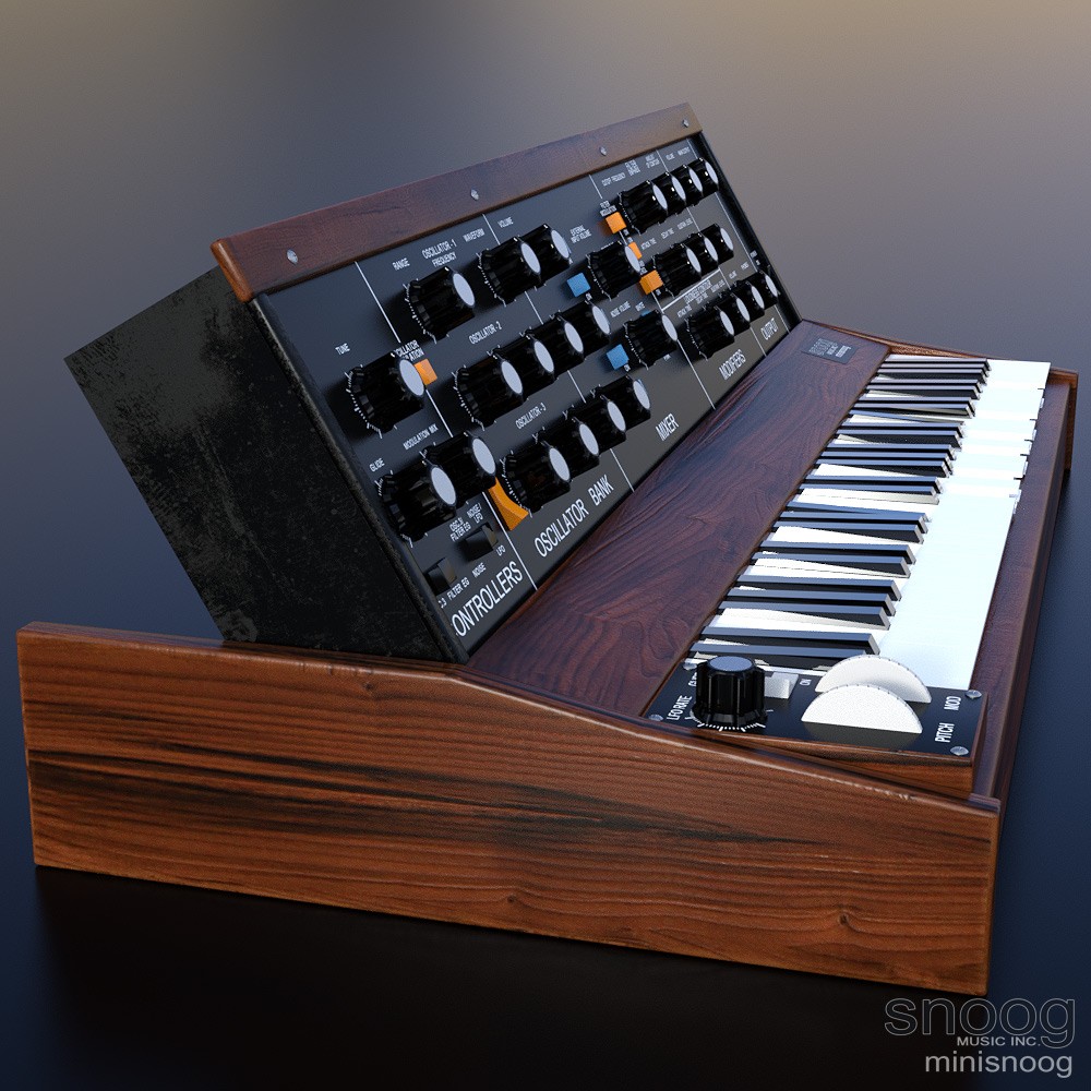 SNOOG minisnoog synthesizer for Daz Studio by N/A