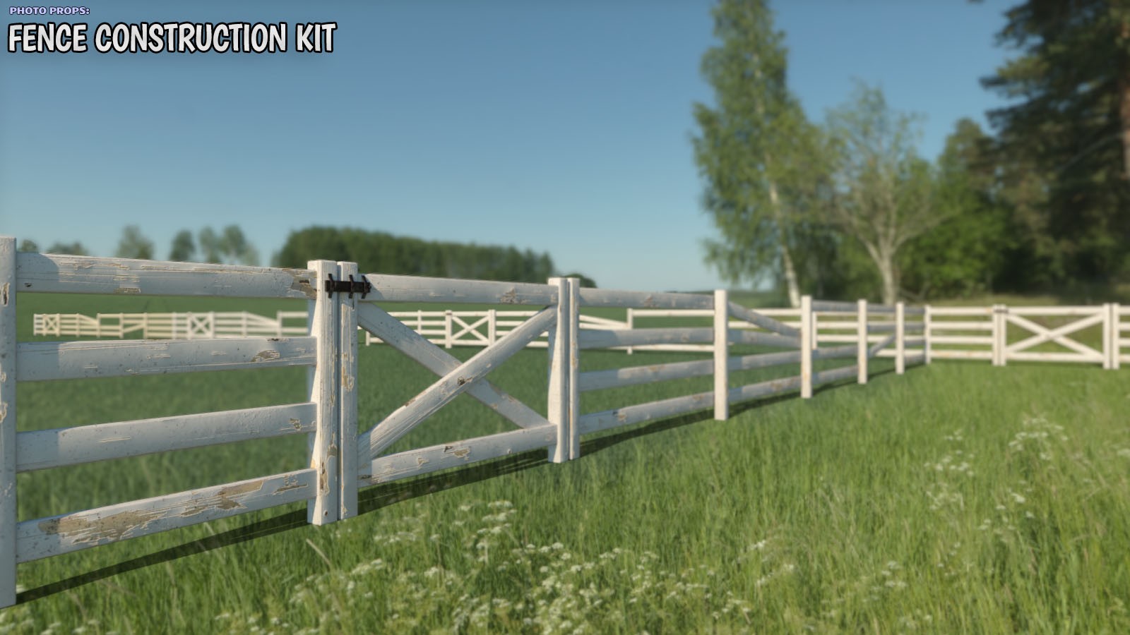 Photo Props: Fence Construction Kit by N/A