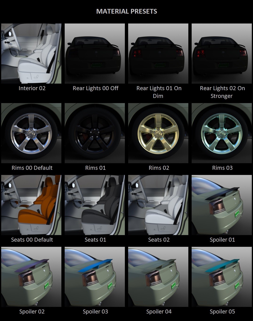 Add On for DCRT Muscle Car by N/A