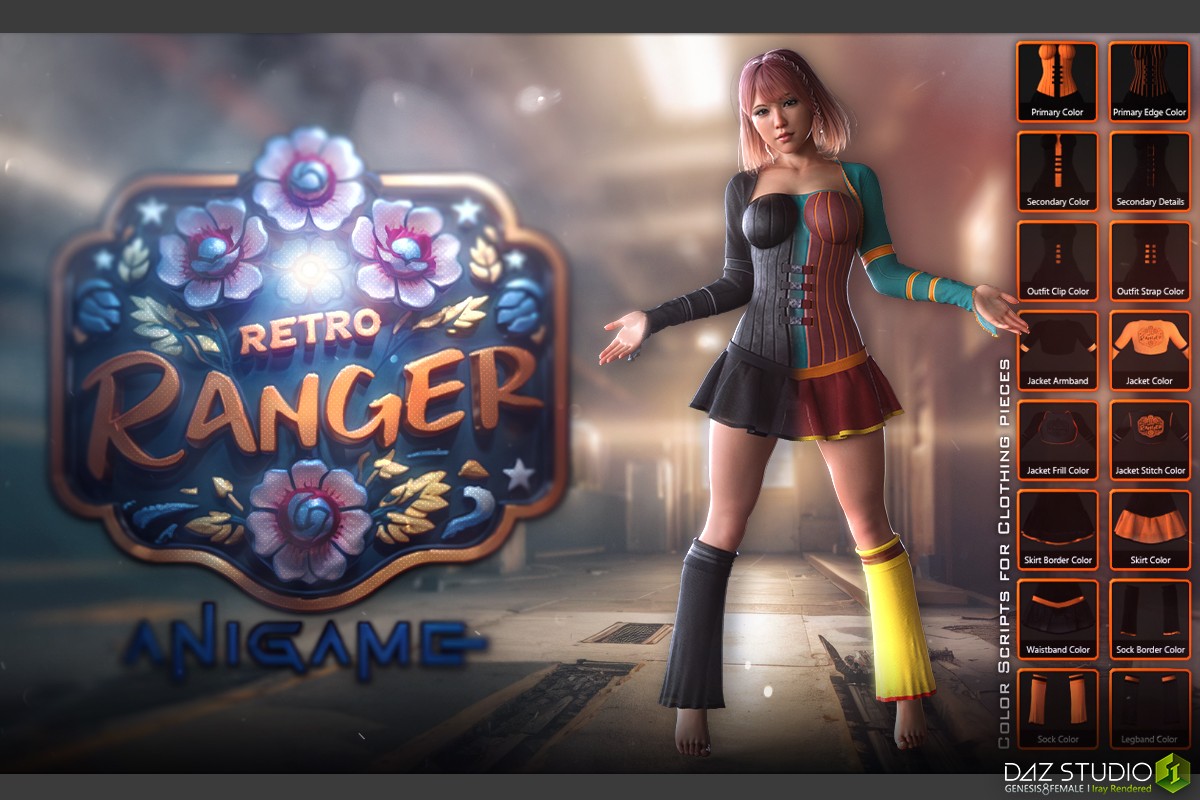 dForce Anigame Retro Ranger G8F by N/A