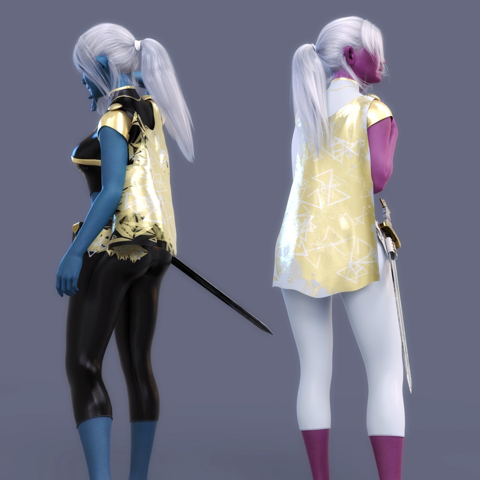 CW_Fantasy Chaos Combat Clothing for Genesis 8 Female by N/A