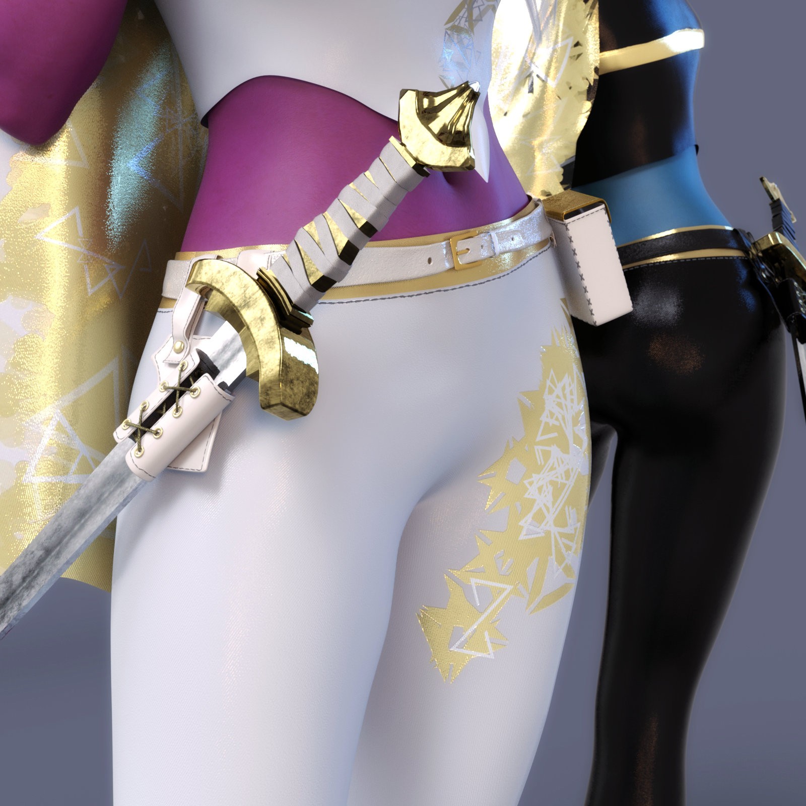CW_Fantasy Chaos Combat Clothing for Genesis 8 Female by N/A