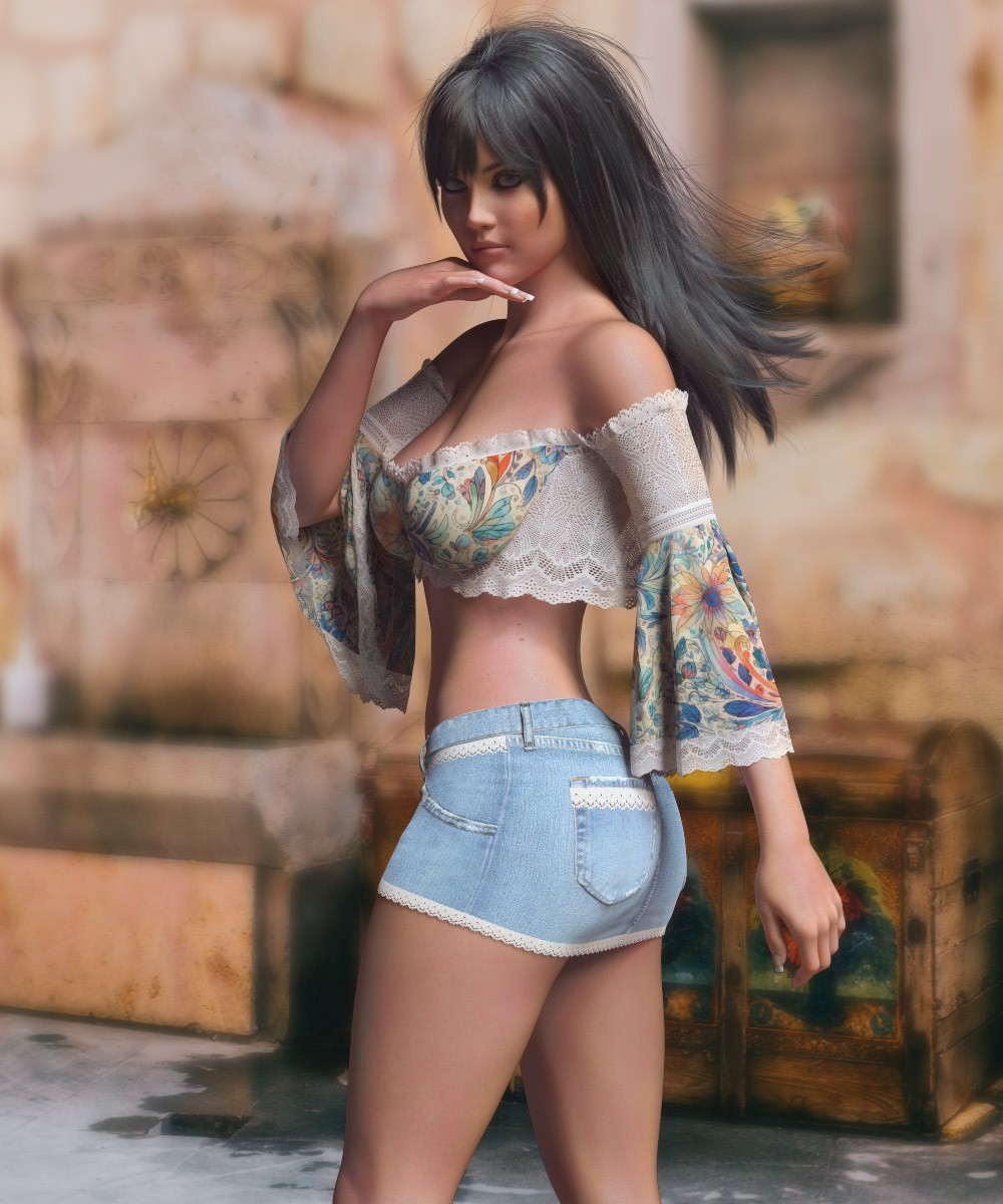 Denim Mini for G8/G8.1 Females by N/A