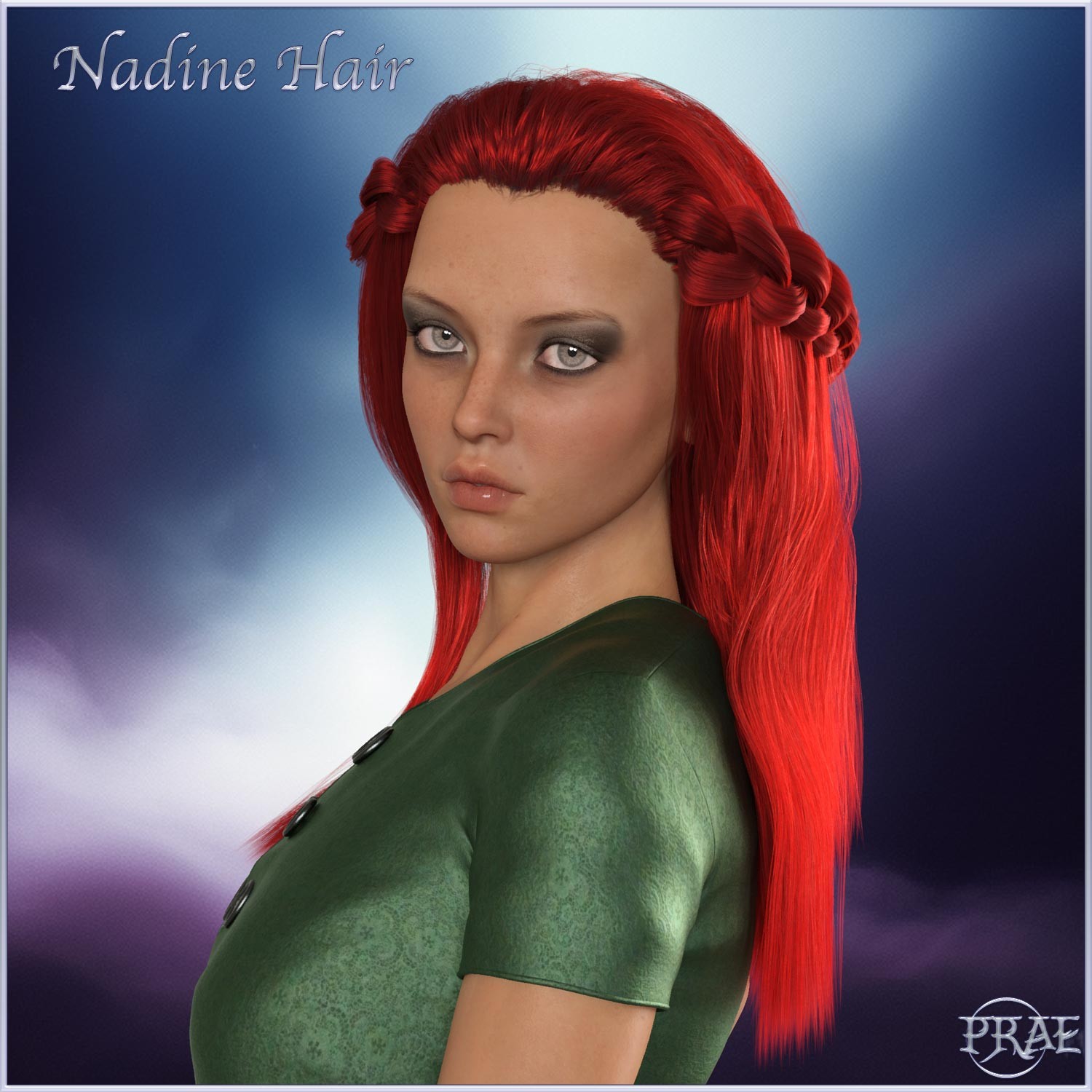 Prae-Nadine Hair For G8/G9 Daz by N/A