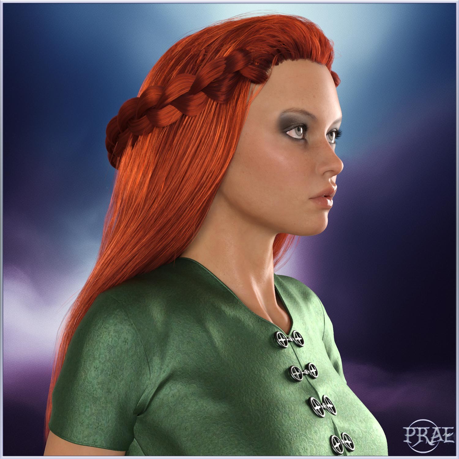 Prae-Nadine Hair For G8/G9 Daz by N/A