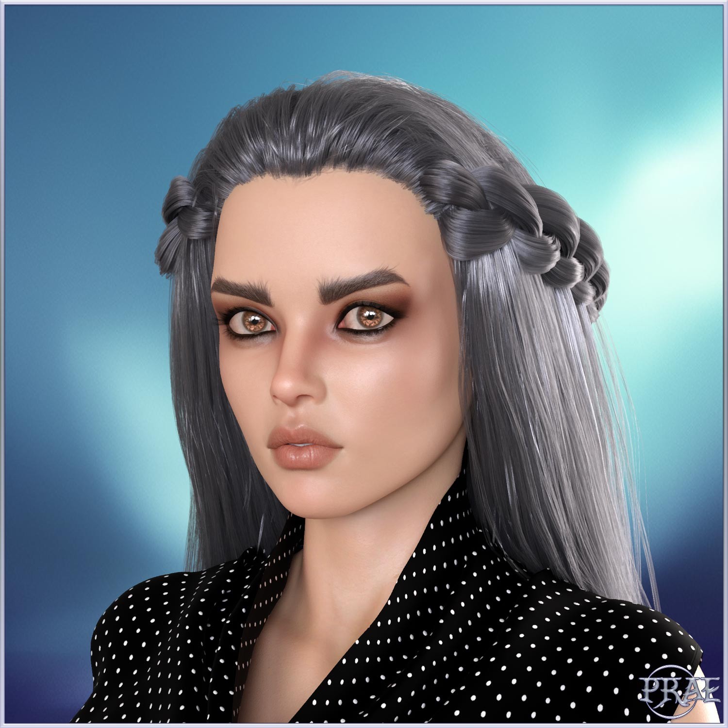 Prae-Nadine Hair For G8/G9 Daz by N/A