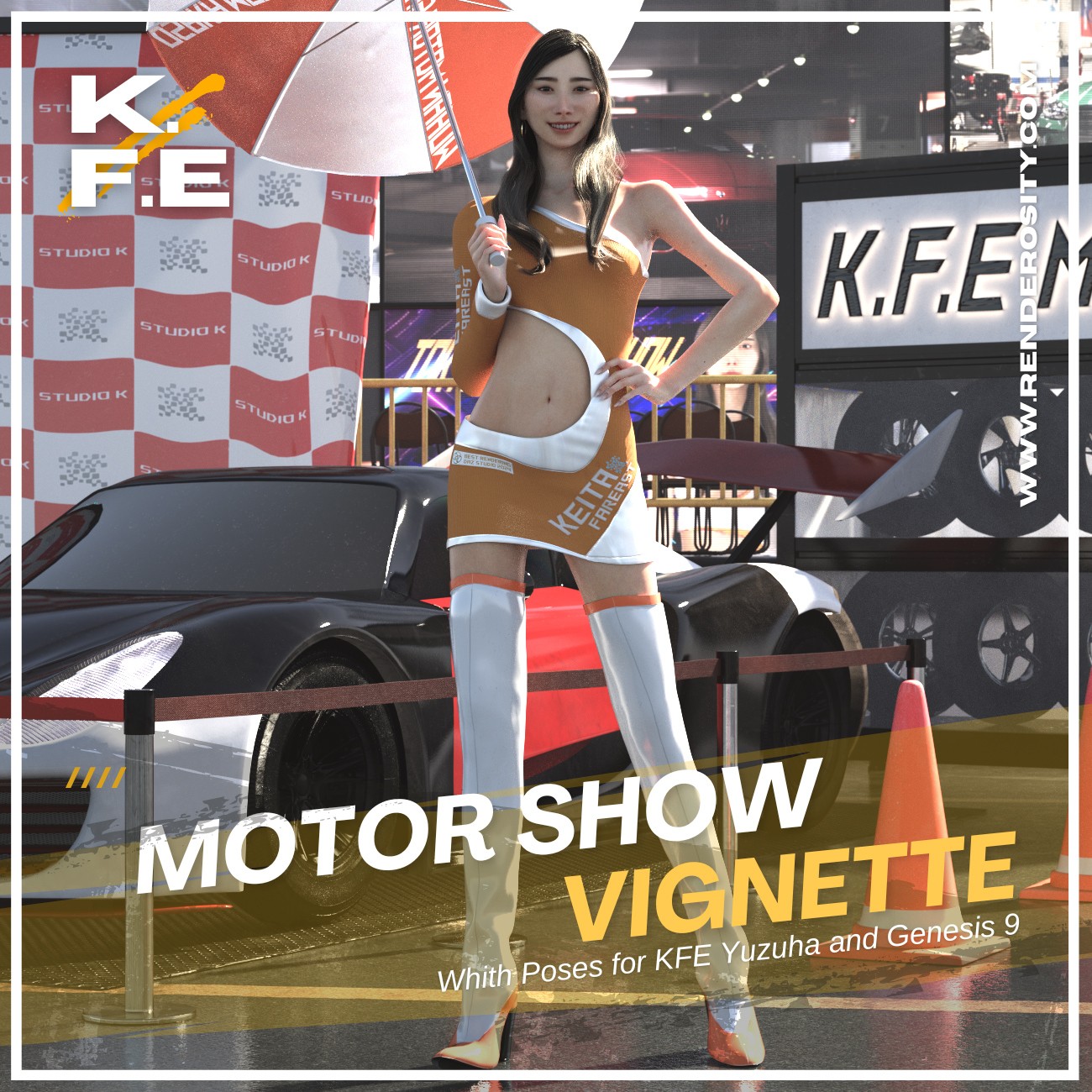 KFE Motor Show Vignette and G9 Poses by N/A
