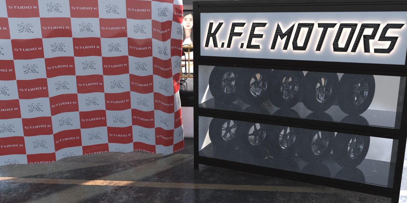KFE Motor Show Vignette and G9 Poses by N/A
