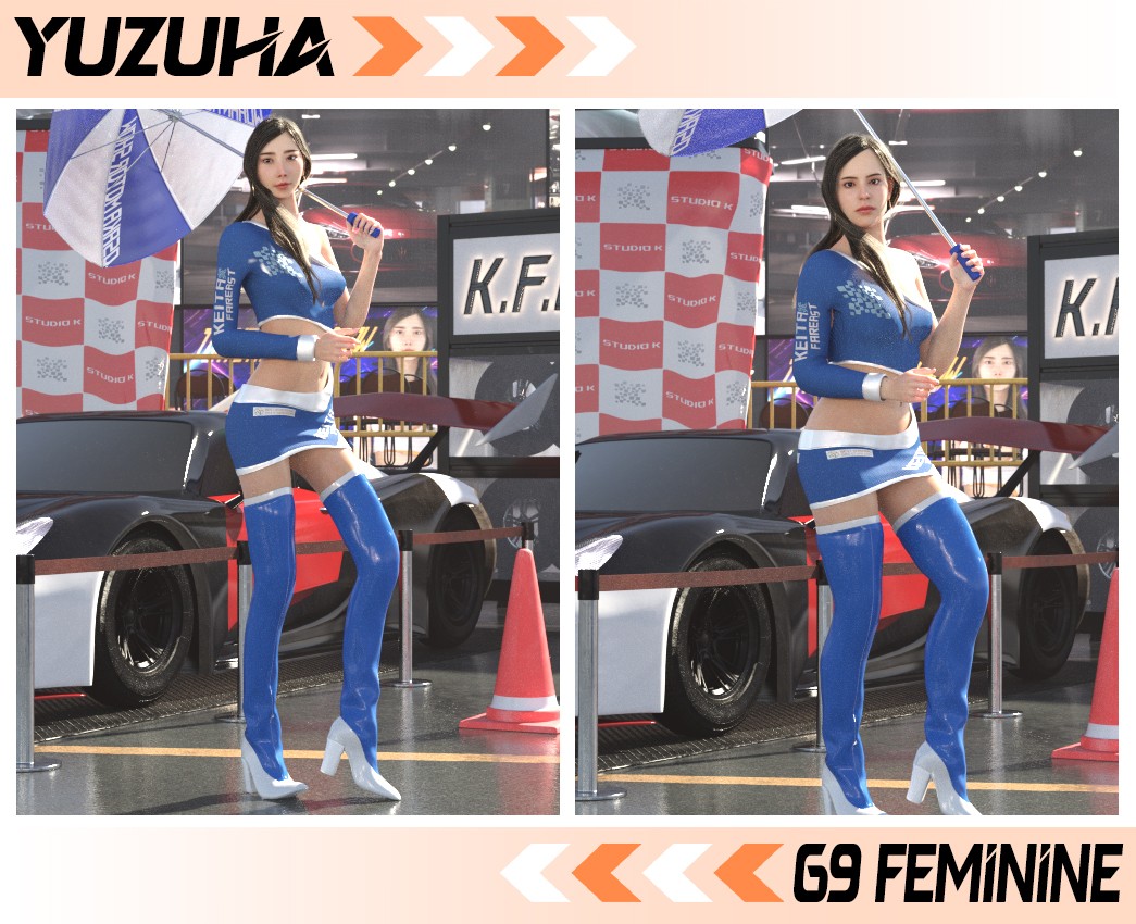 KFE Motor Show Vignette and G9 Poses by N/A