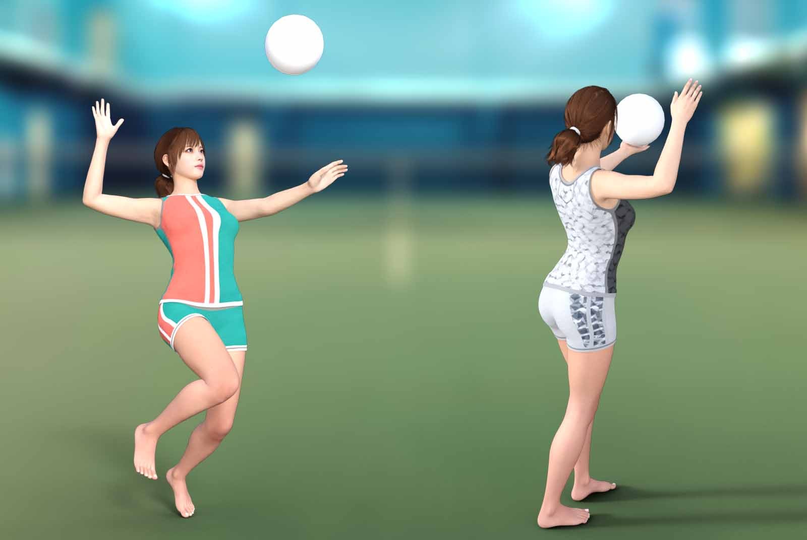 Volleyball Sportswear  for Genesis 8 and 8.1 Female by N/A
