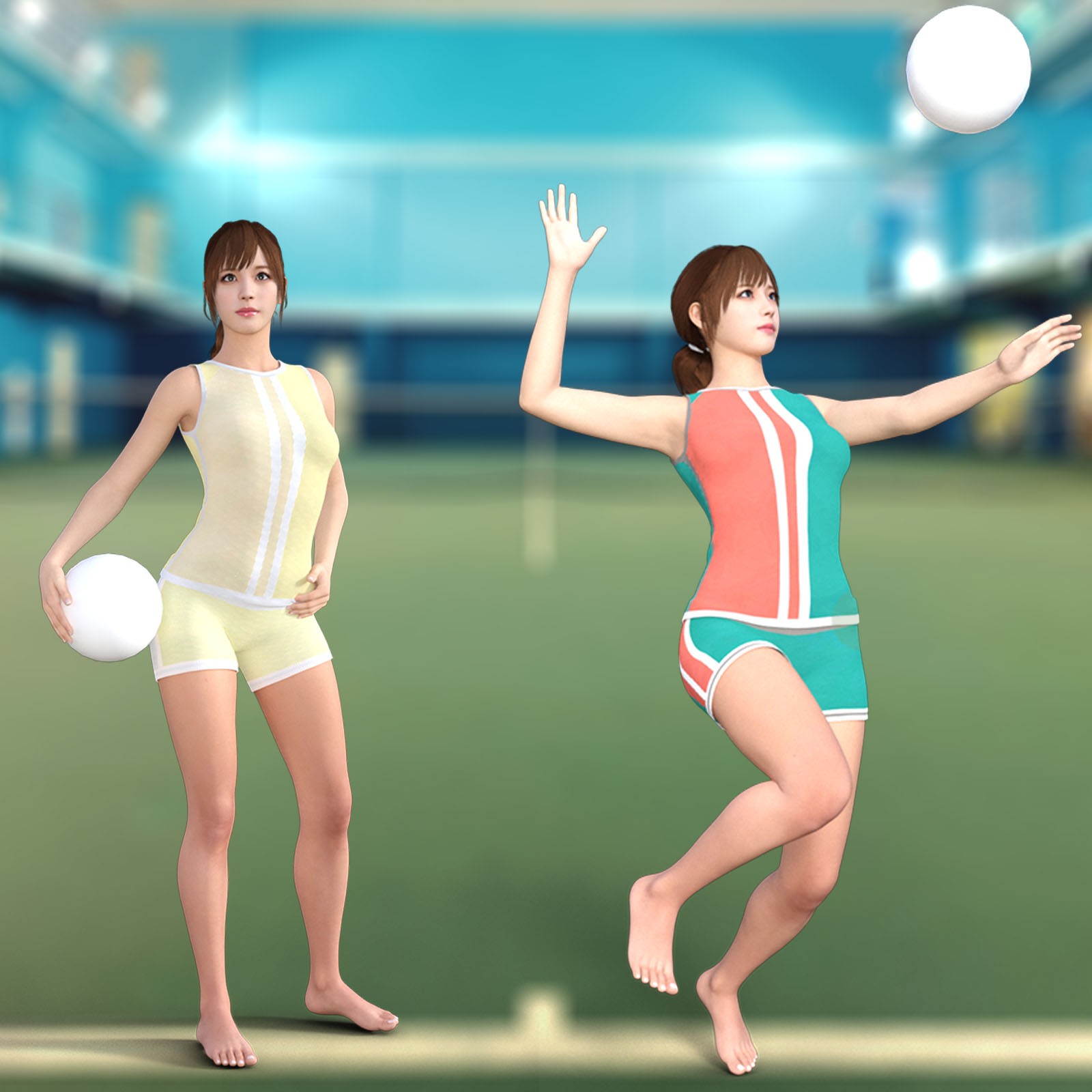 Volleyball Sportswear  for Genesis 8 and 8.1 Female by N/A