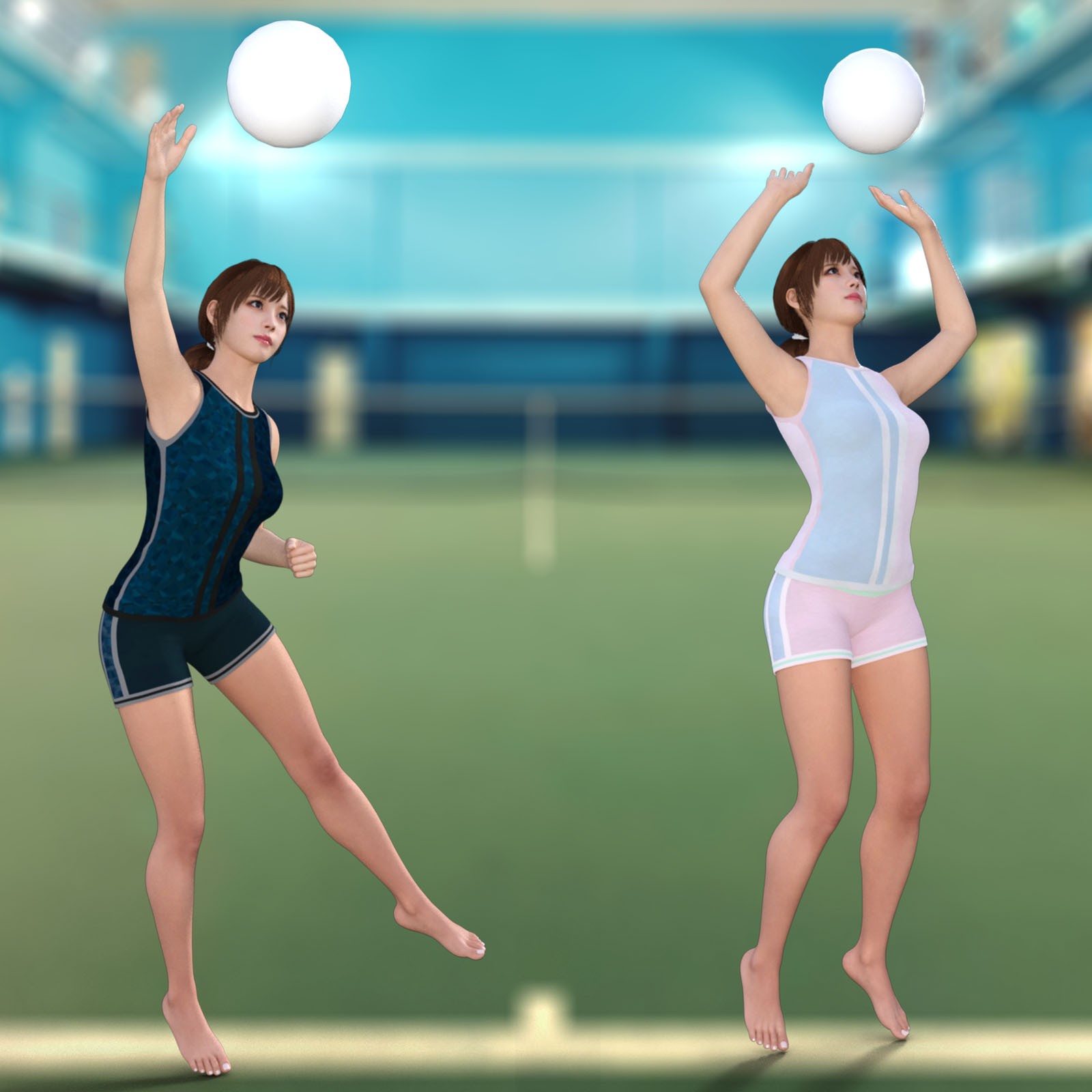 Volleyball Sportswear  for Genesis 8 and 8.1 Female by N/A