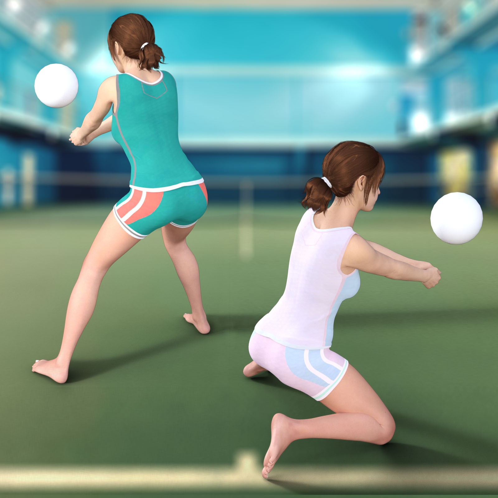 Volleyball Sportswear  for Genesis 8 and 8.1 Female by N/A