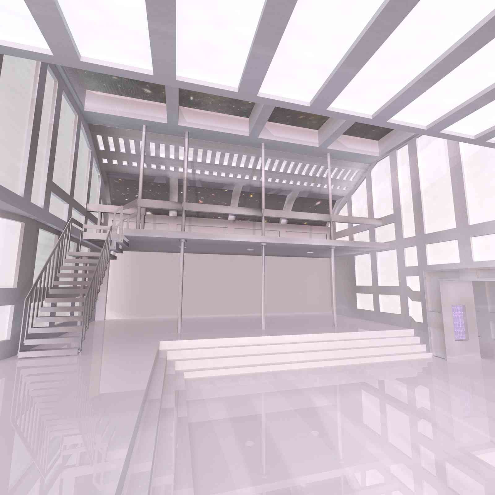 Moon Base for Poser by N/A