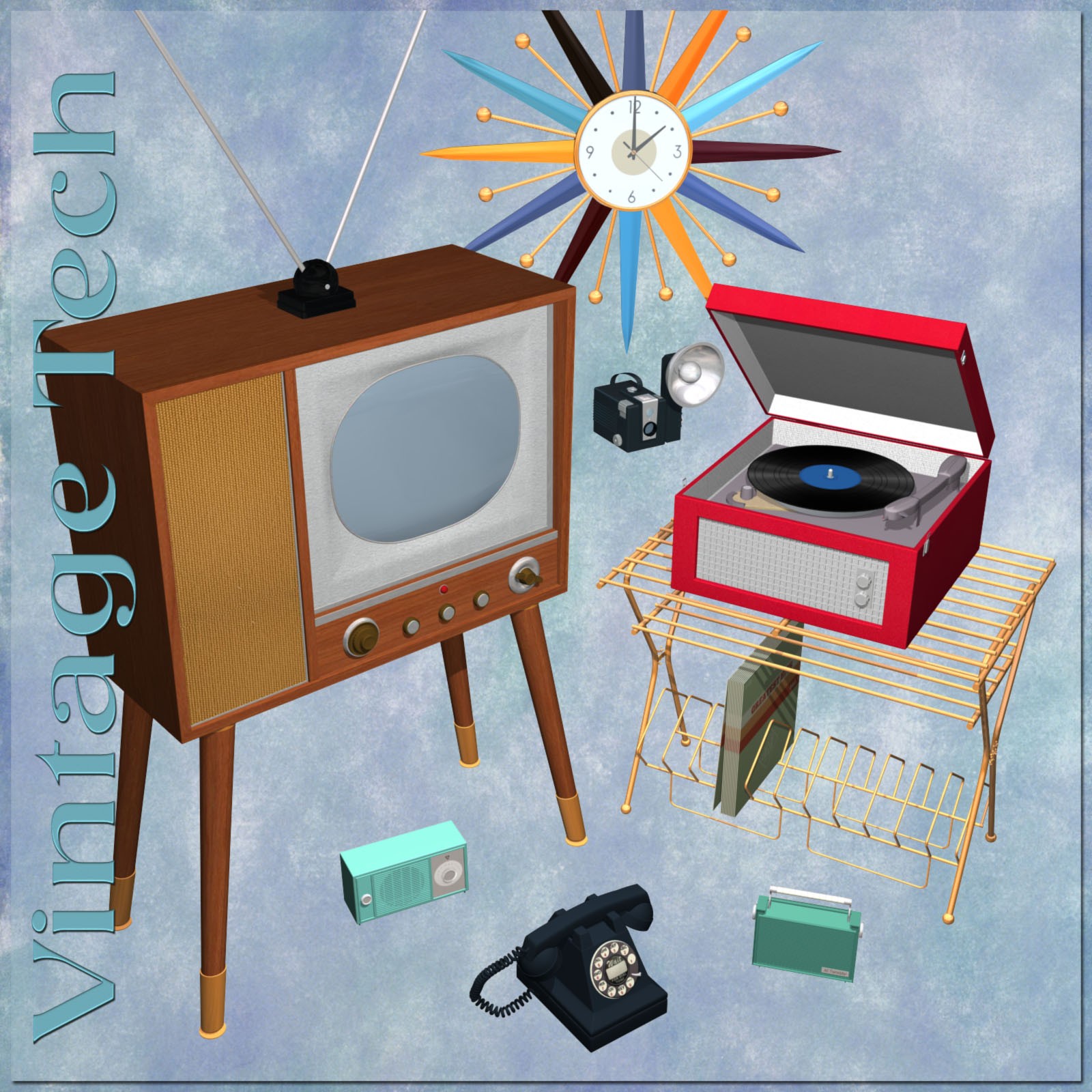 Vintage Tech Set by N/A