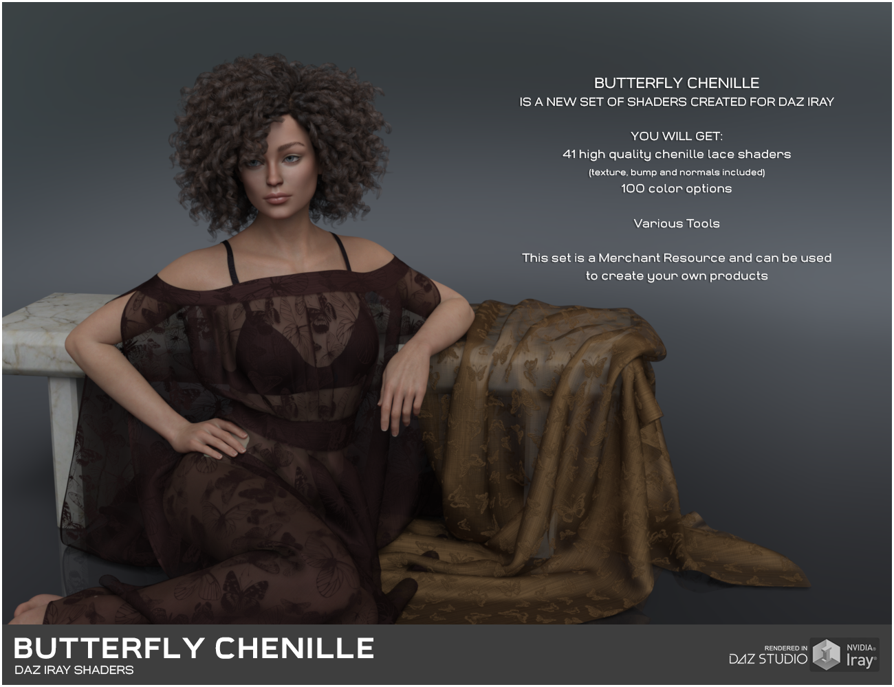 Daz Iray - Butterfly Chenille by N/A