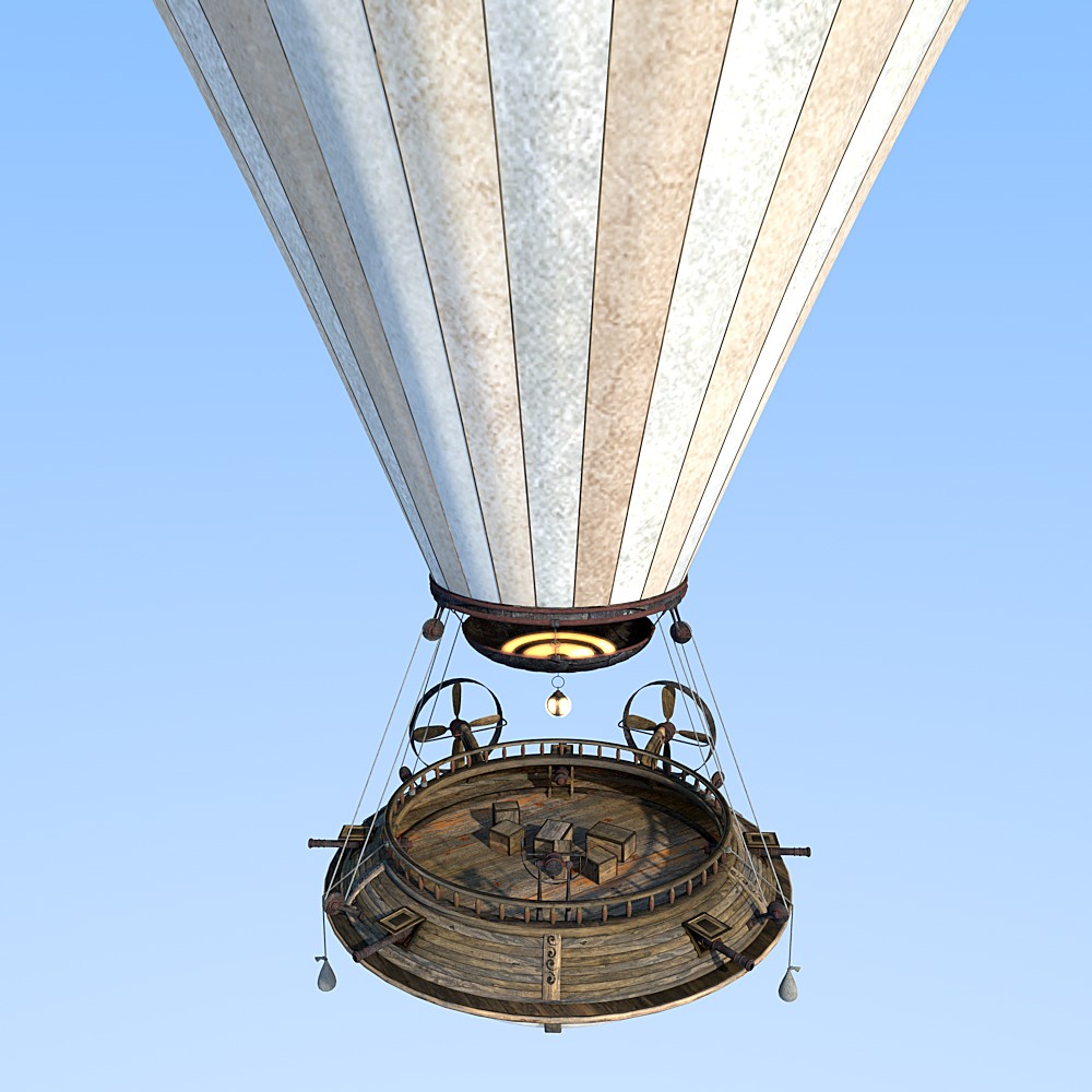 Blob Zeppelin for Daz Studio by N/A