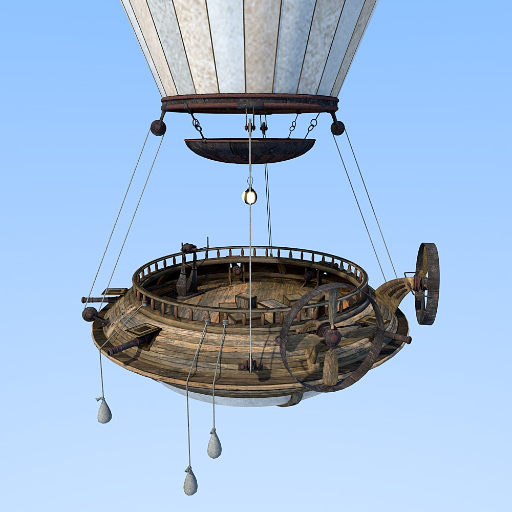 Blob Zeppelin for Daz Studio by N/A