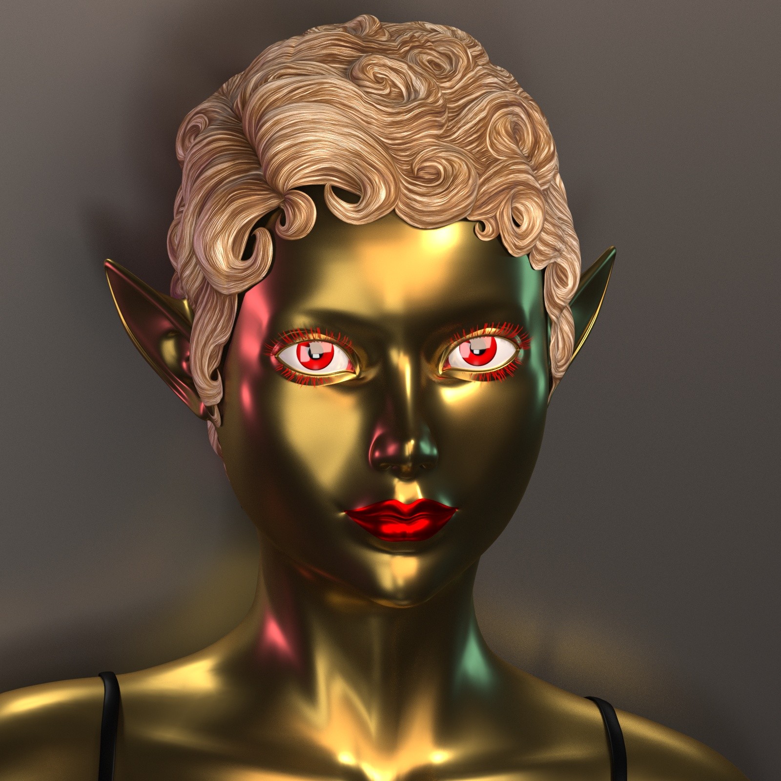 Simplified Hair 1 - Dawn 2 by N/A
