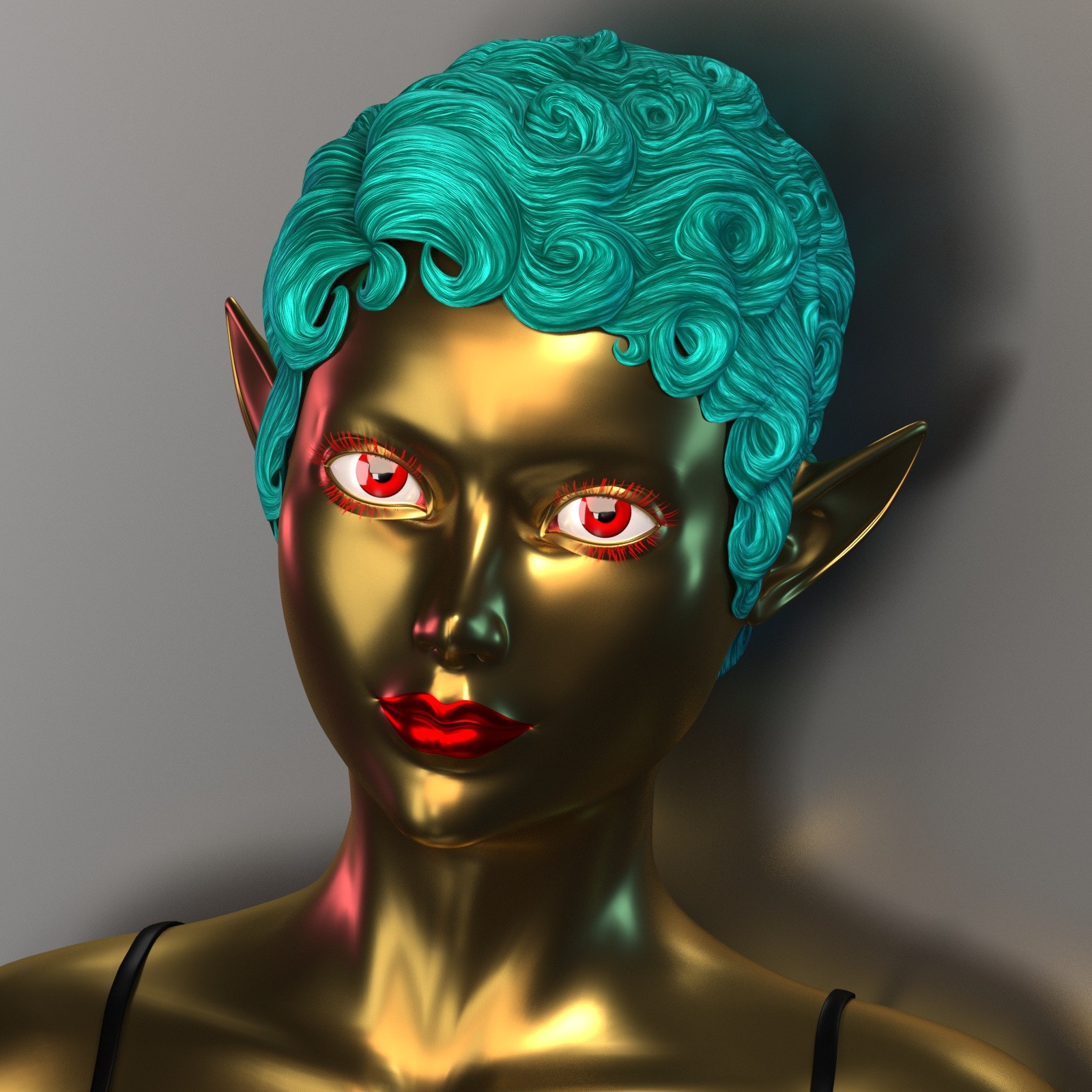 Simplified Hair 1 - Dawn 2 by N/A