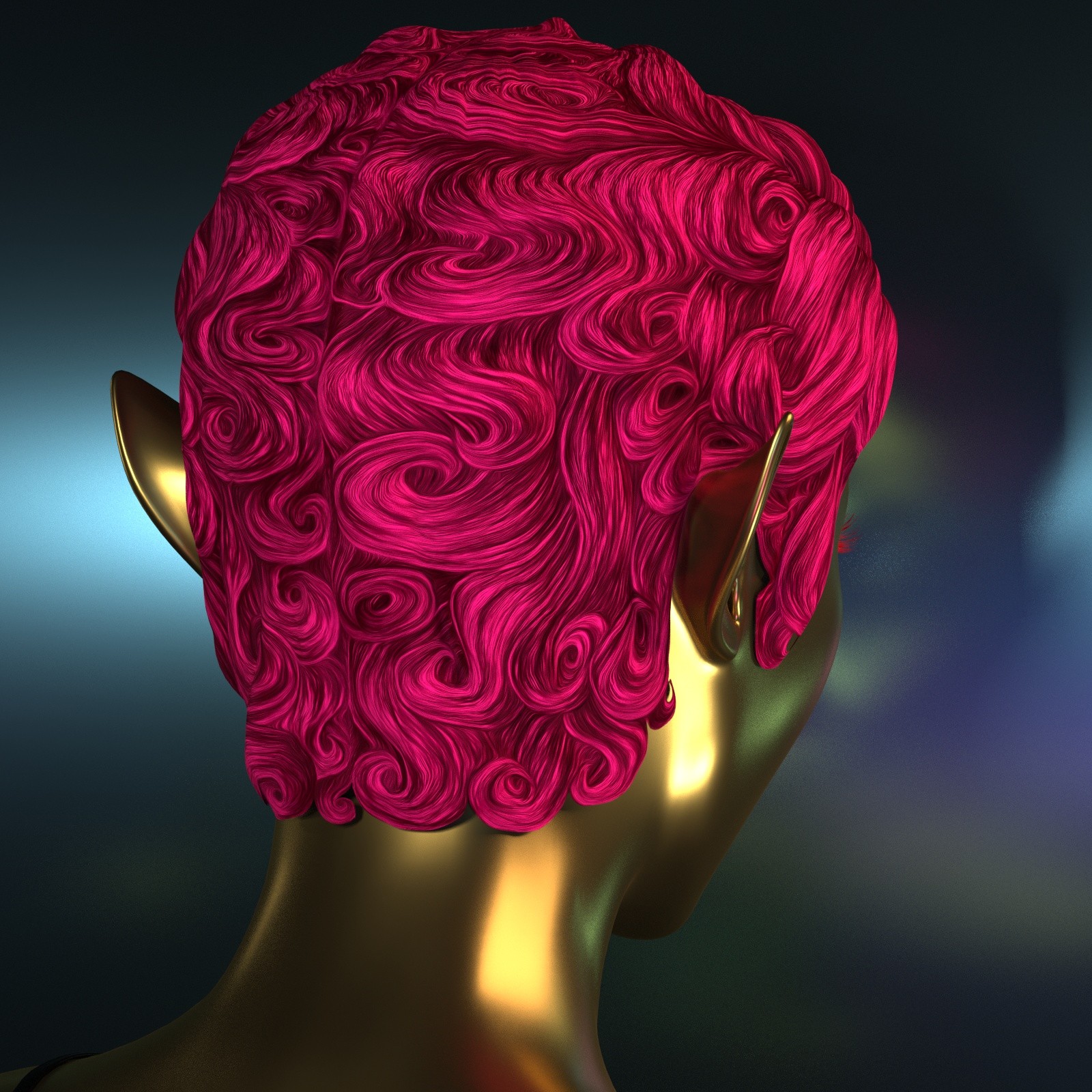Simplified Hair 1 - Dawn 2 by N/A