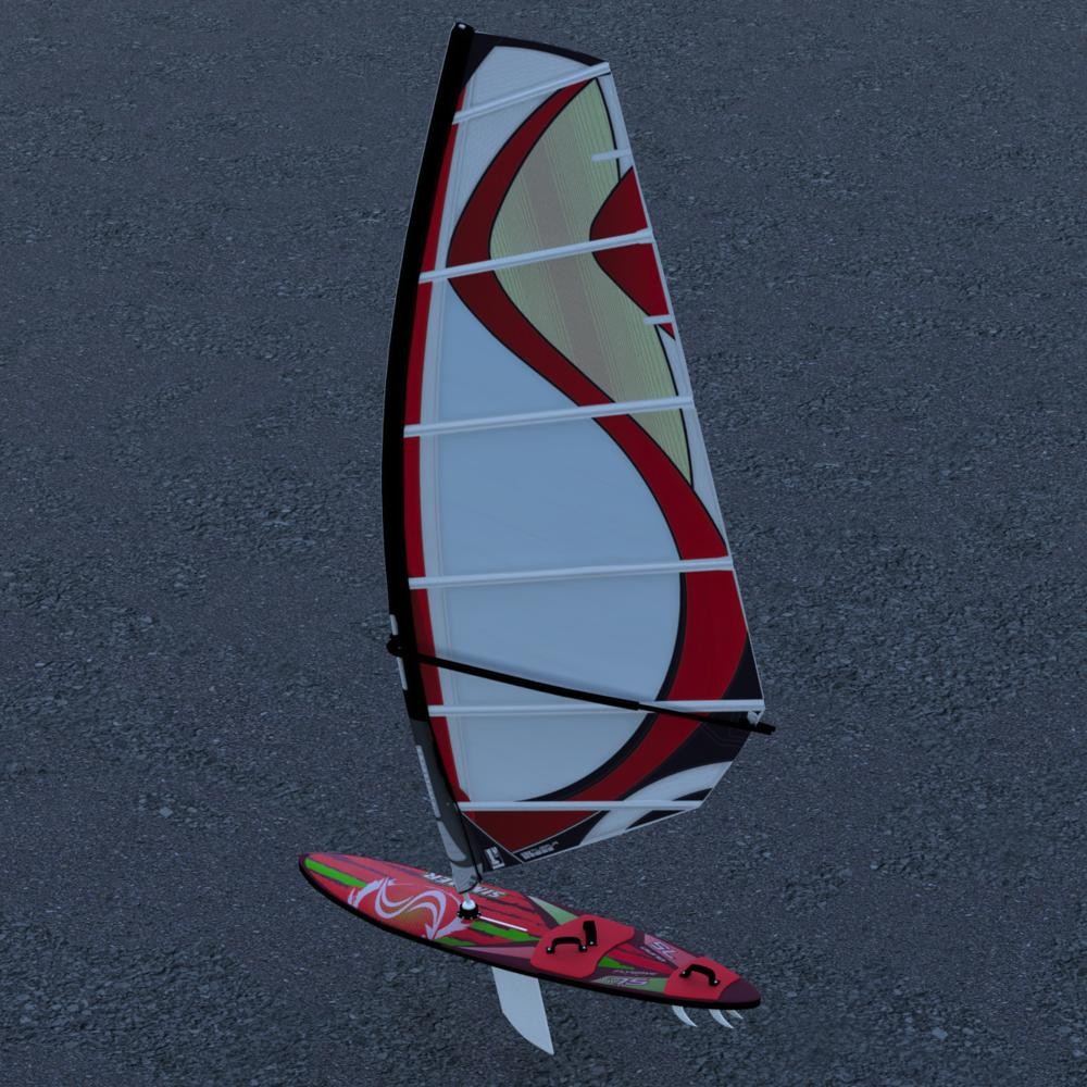 Windsurfer for Poser by N/A