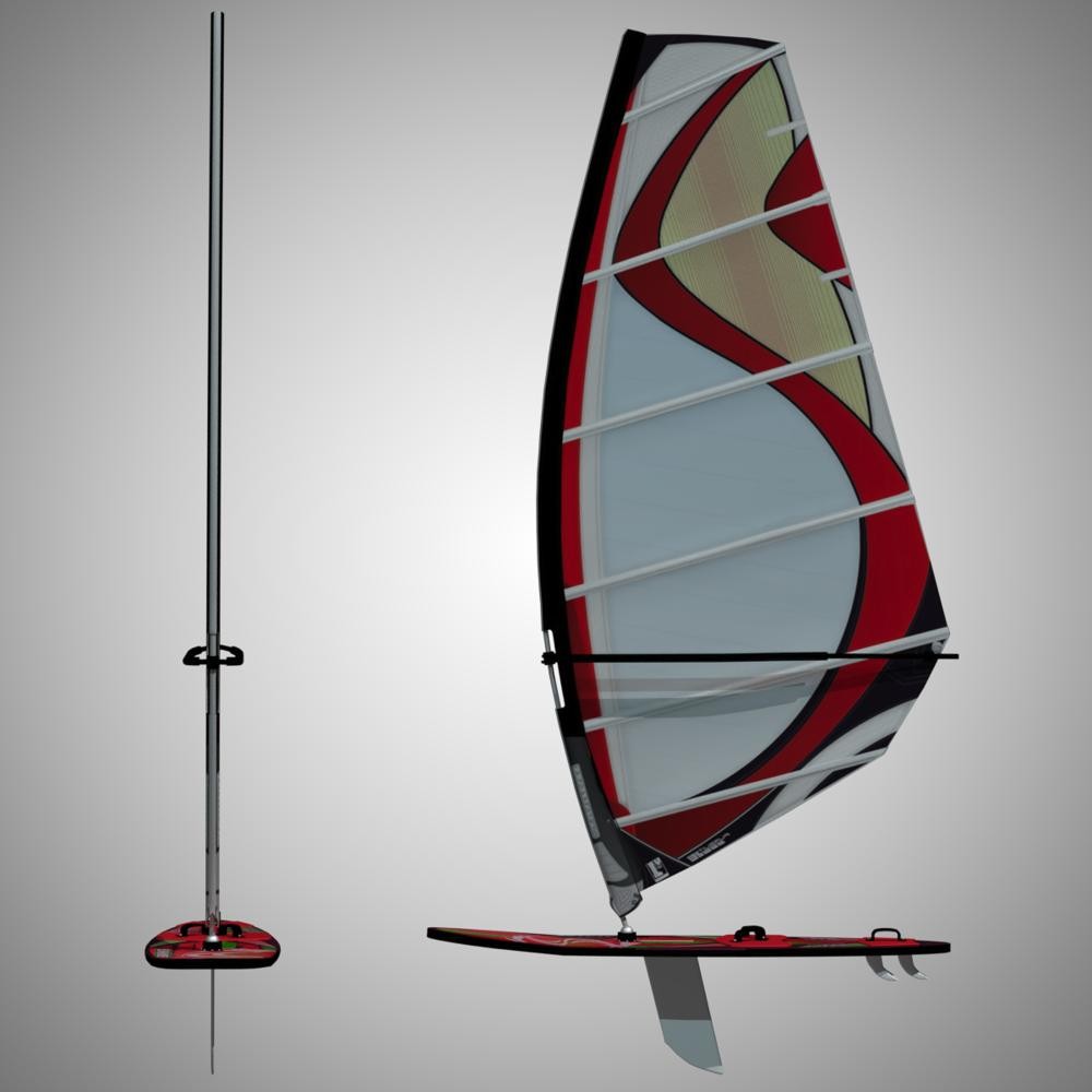 Windsurfer for Poser by N/A