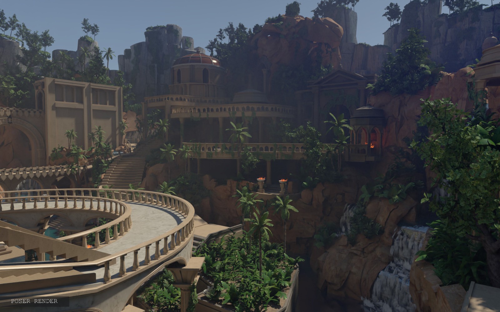 River Temple by N/A