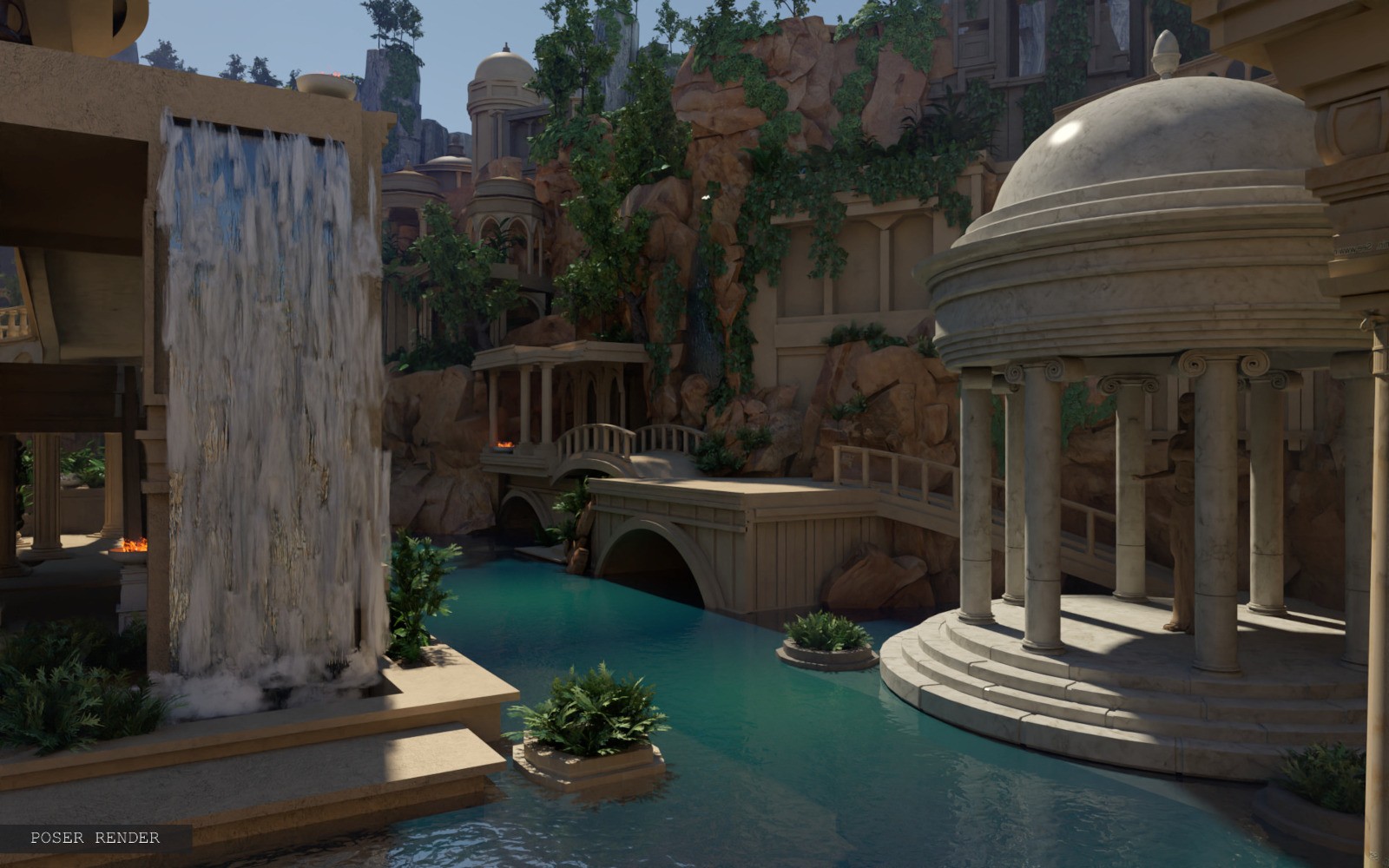 River Temple by N/A