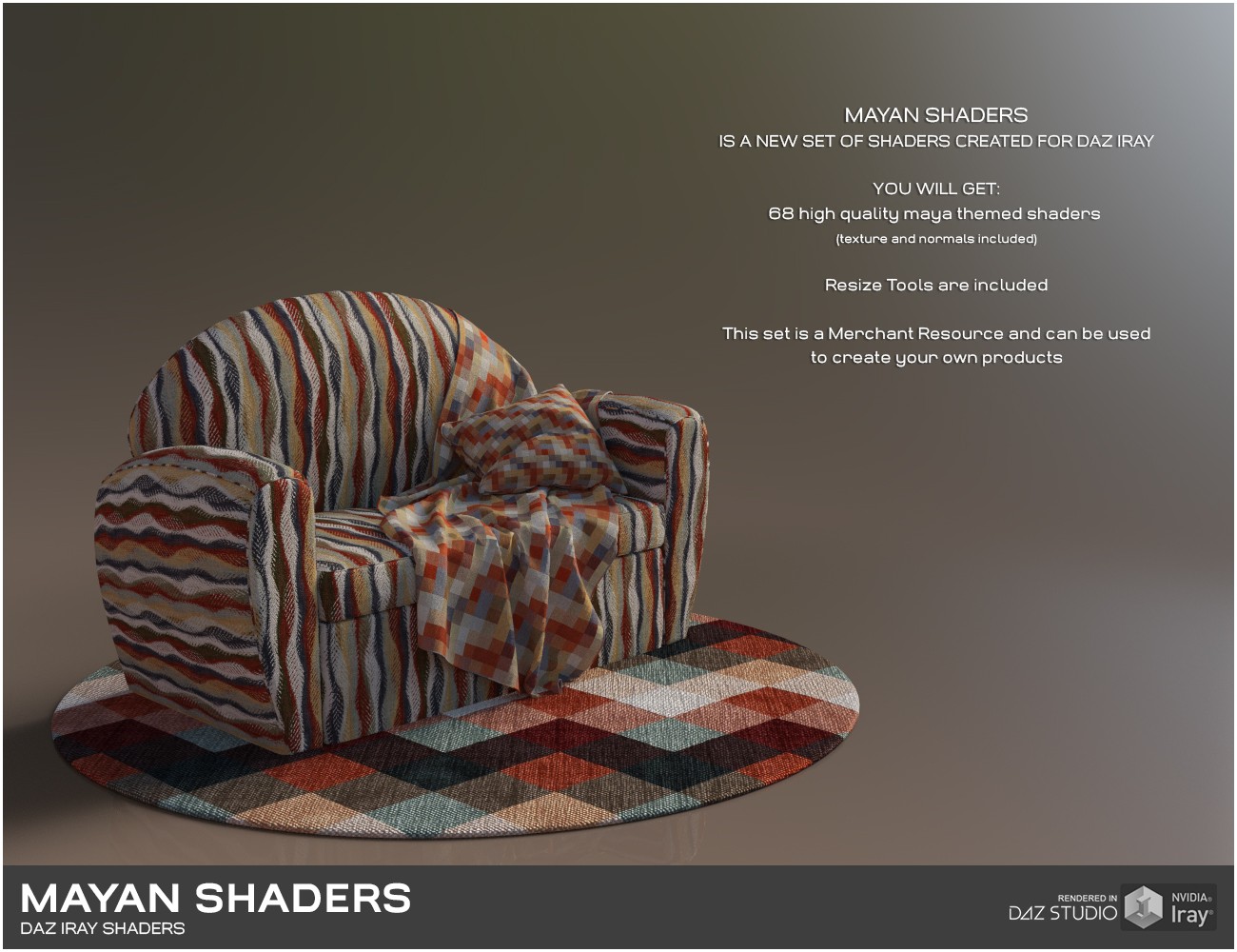 Daz Iray - Mayan Shaders by N/A