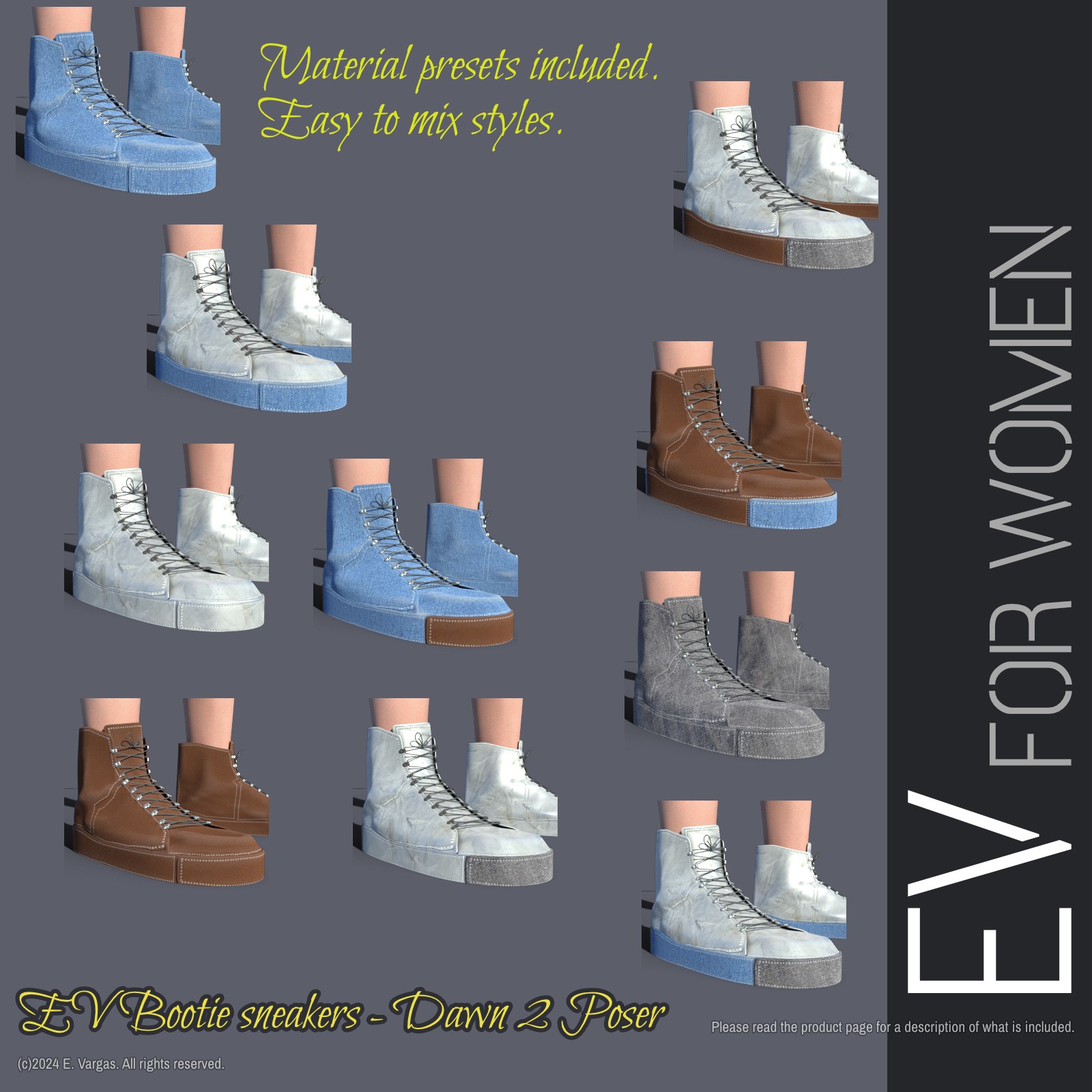 EV Bootie sneakers - Dawn 2 Poser by N/A