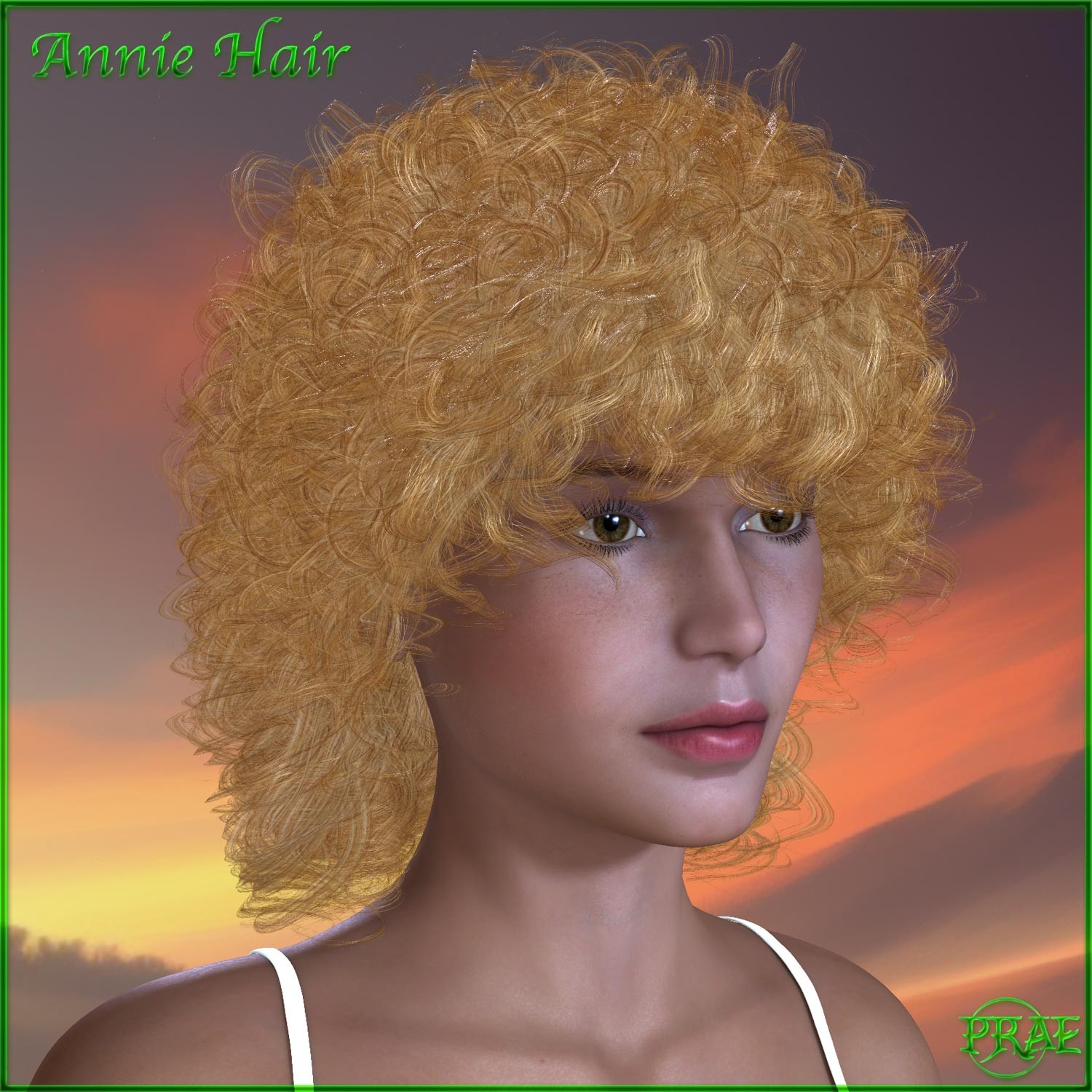 Prae-Annie Hair For Dawn 2 and Poser by N/A